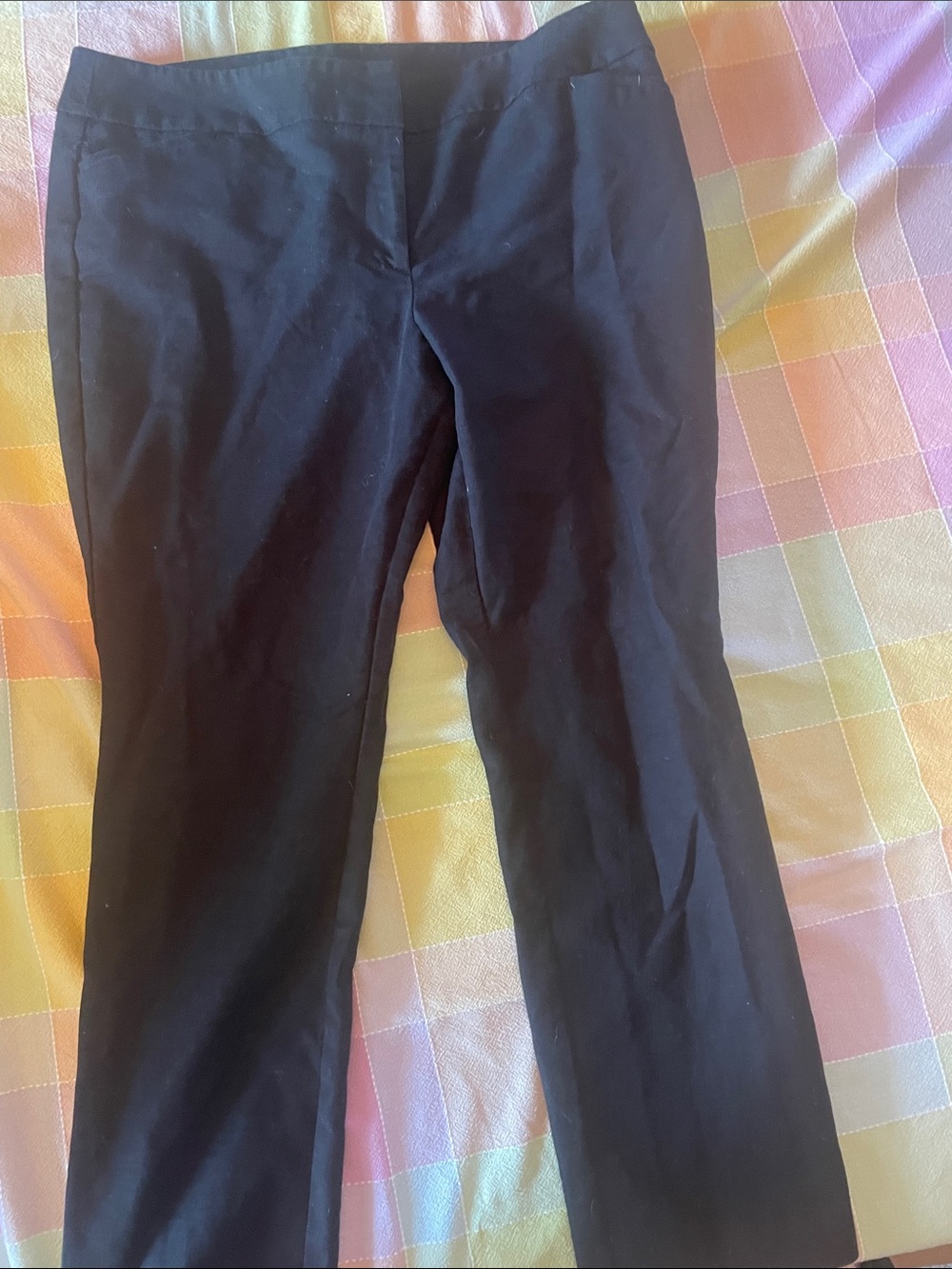 Black Women's Straight-Leg Pants